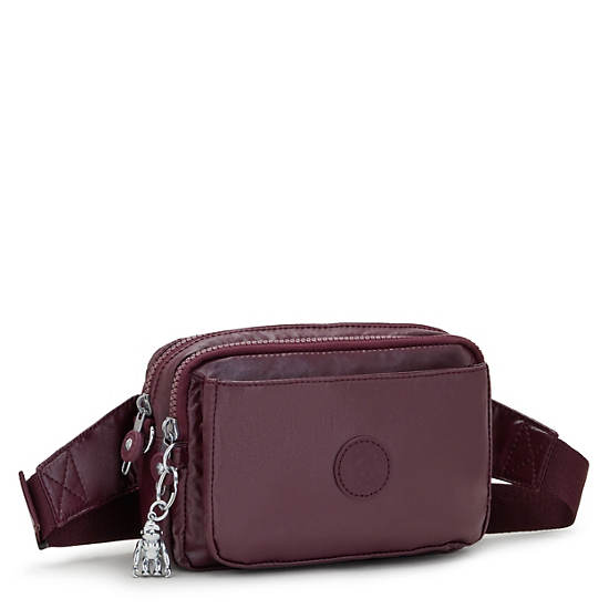 Kipling Abanu Multi Metallic Convertible Crossbody Bag Tassen Bordeaux | België 1177JP